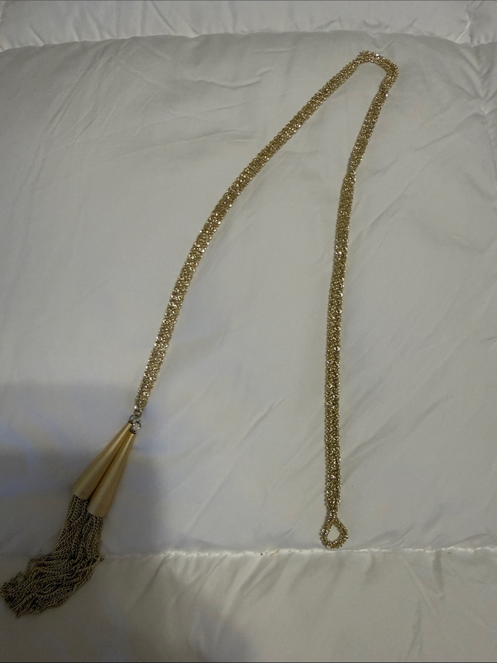 Kendra Scott Gold Long Tassel Necklace